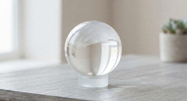Clear Quartz High-Clarity Sphere