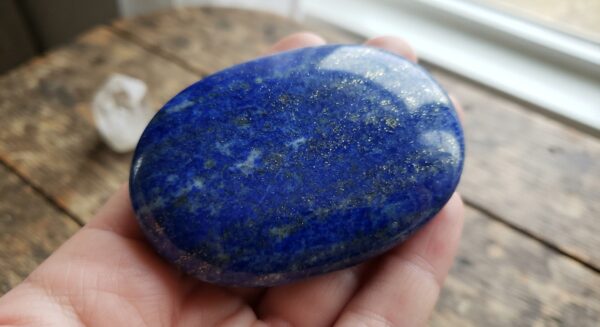 Deep Blue Lapis Lazuli Palm Stone