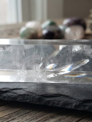 Double-Terminated Clear Quartz Point Wand