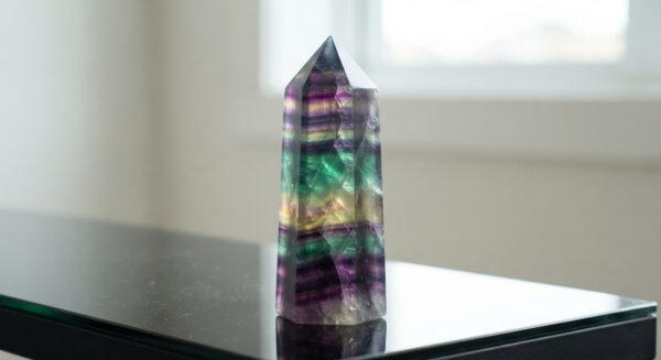 Fluorite Rainbow Prism Obelisk