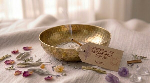 Hammered Brass Incense Burning Bowl