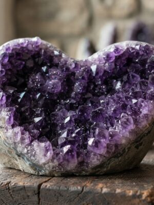 Large Deep-Purple Amethyst Geode Cluster