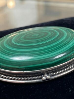Malachite Oval Medallion Pendant