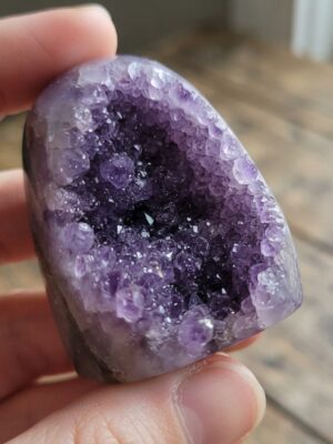 Mini Amethyst Druzy Pocket Stone