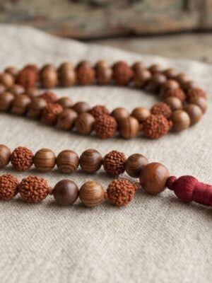 Sandalwood & Rudraksha Mala