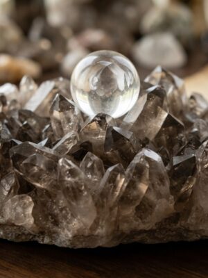 Smoky Quartz Cluster Base