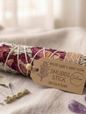 White Sage & Rose Petal Smudg