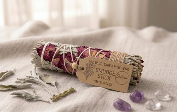 White Sage & Rose Petal Smudg