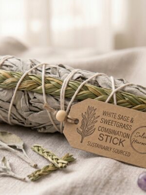 White Sage & Sweetgrass Combination Stick